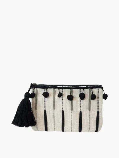 Adalaide Printed Cotton Pouch - Heritage - Boutique.com