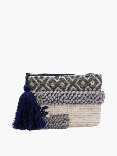 Adalaide Printed Cotton Pouch - Heritage-Boutique.com
