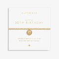 A Little '30th Birthday' Bracelet
