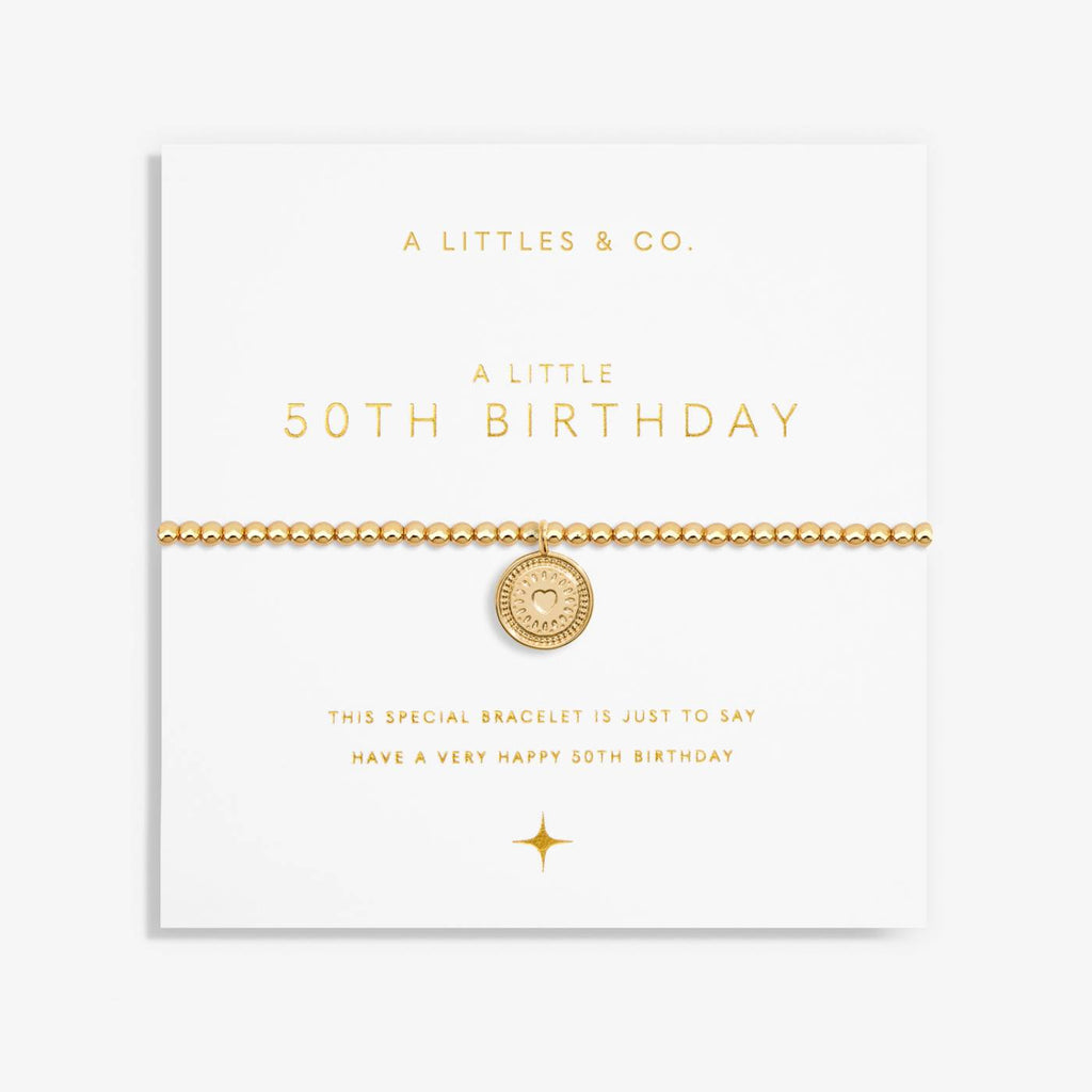 A Little '50th Birthday' Bracelet