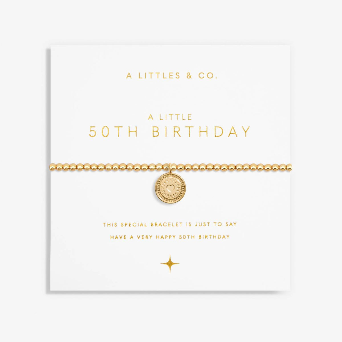 A Little '50th Birthday' Bracelet