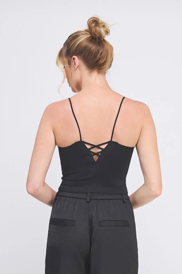 Allie Smooth Rib Bralette Tank - Heritage - Boutique.com