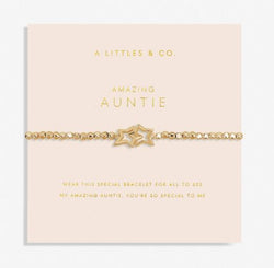 A Little Amazing Auntie Gold Bracelet