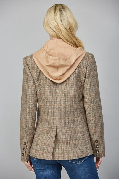 The Kensington Tweed Layered Blazer - Classy Meets Casual