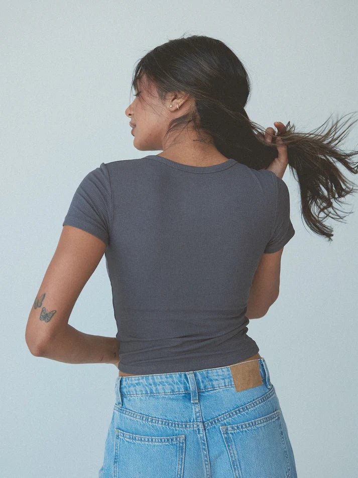 Bamboo V - Neck T-Shirt - Brami Klassy - Heritage - Boutique.com