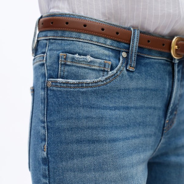 Bayeas Low Rise Straight Leg Denim Jeans - NEW ARRIVAL - Heritage - Boutique.com