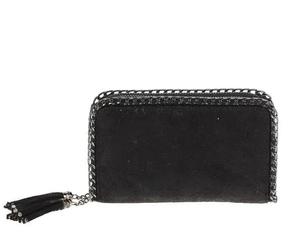 BC Double Zipper Chain Wallet - Heritage-Boutique.com