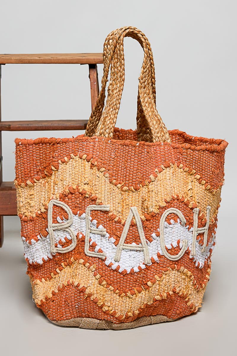 BEACH Coastal Resort Large Tote - Heritage-Boutique.com