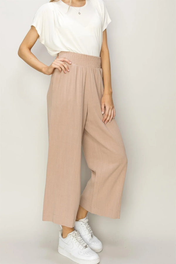 Black High Waisted Wide Leg Trousers - Heritage-Boutique.com
