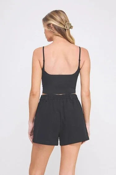 Black Lace Bralette with Glitter - Heritage - Boutique.com