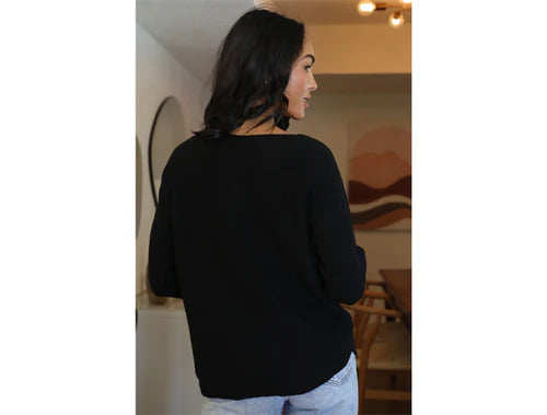 Italian V Neck Sweater - Nostalgia