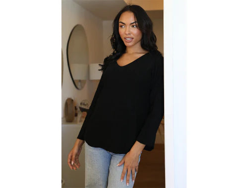 Italian V Neck Sweater - Nostalgia