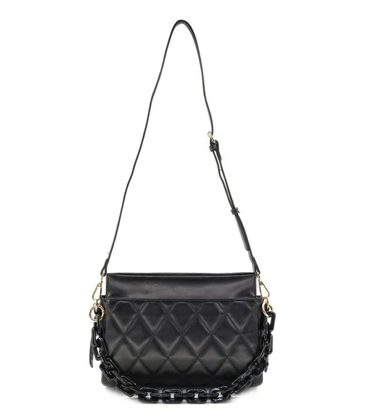 Black Diamond Quilted Bag