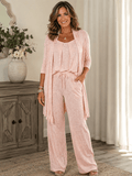 Blush Speckled Open Front Lightweight Cardigan – Women's Soft Layering Duster - Heritage-Boutique.com