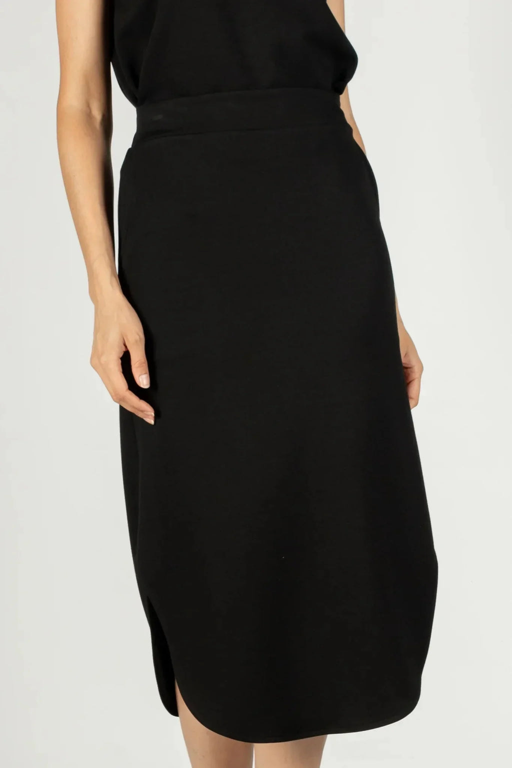 Butter Modal Midi Skirt by P. Cill - Heritage - Boutique.com