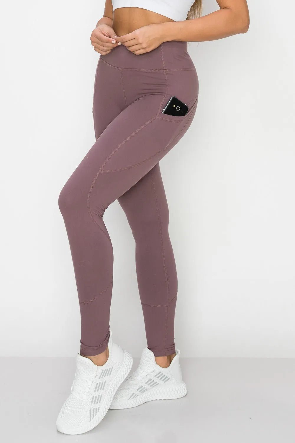 Buttery Soft Yoga Pants with Side Pockets - Heritage - Boutique.com