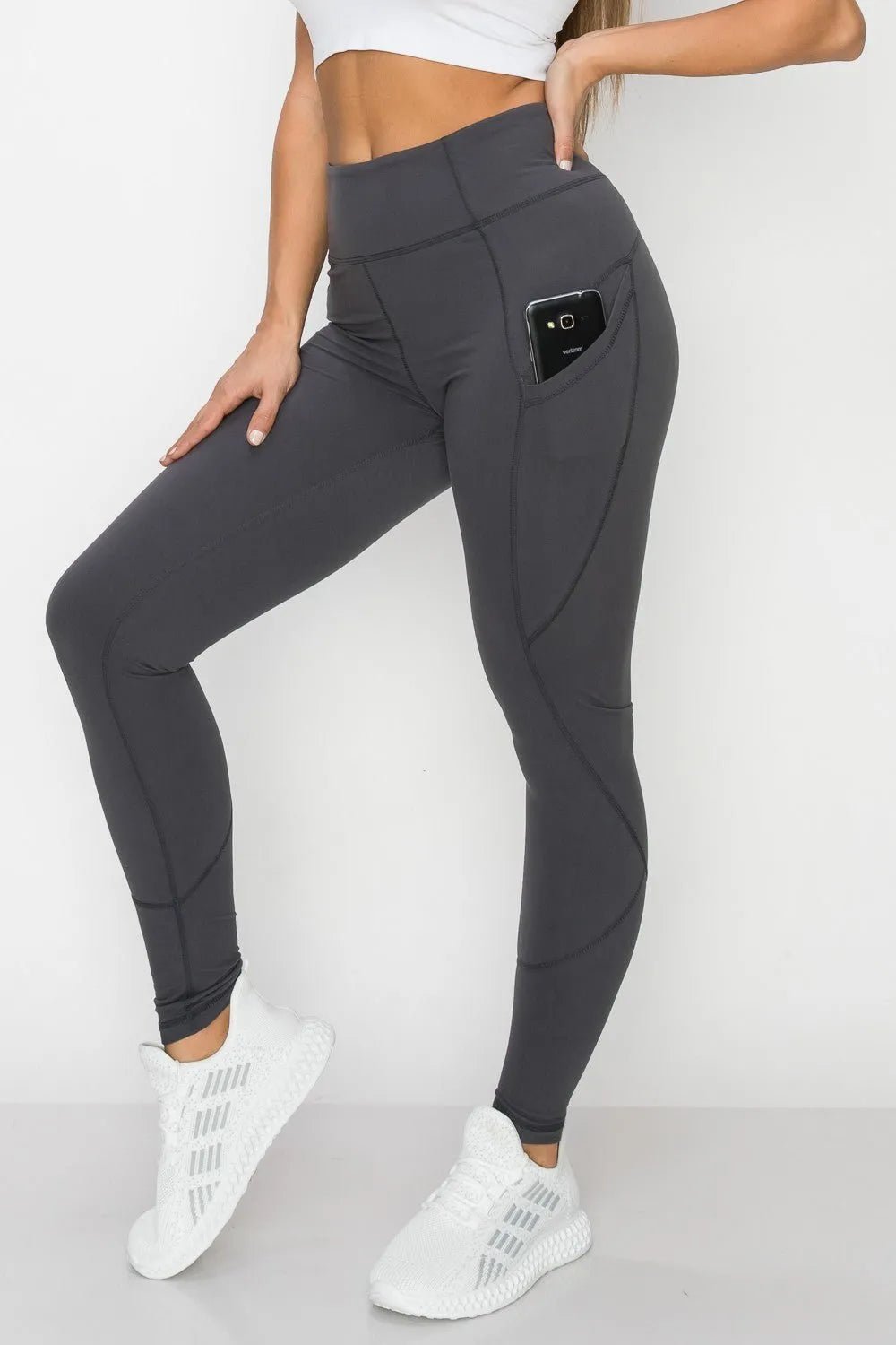 Buttery Soft Yoga Pants with Side Pockets - Heritage - Boutique.com
