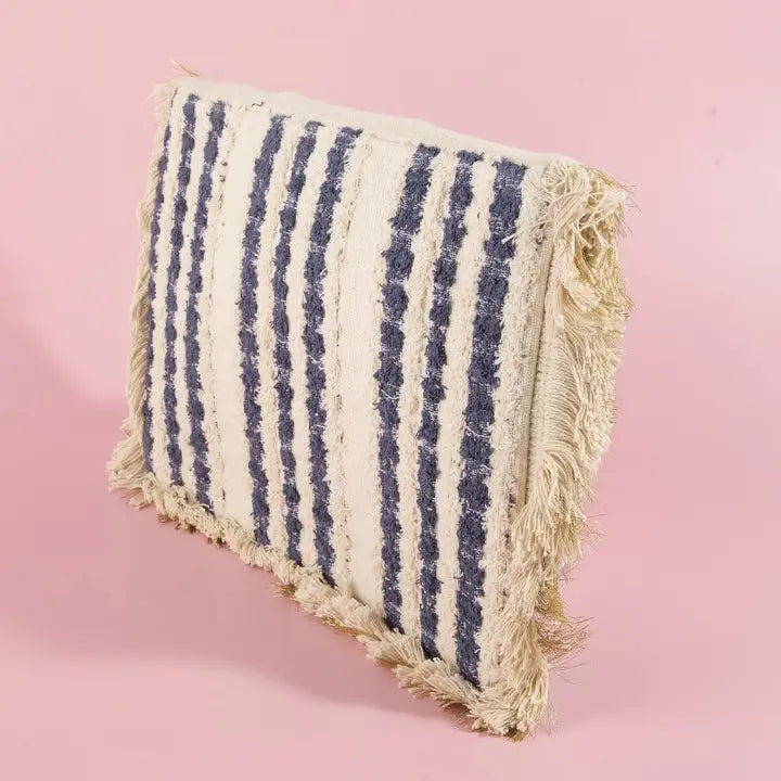 The Santorini Beaded Fringe Mandala Clutch