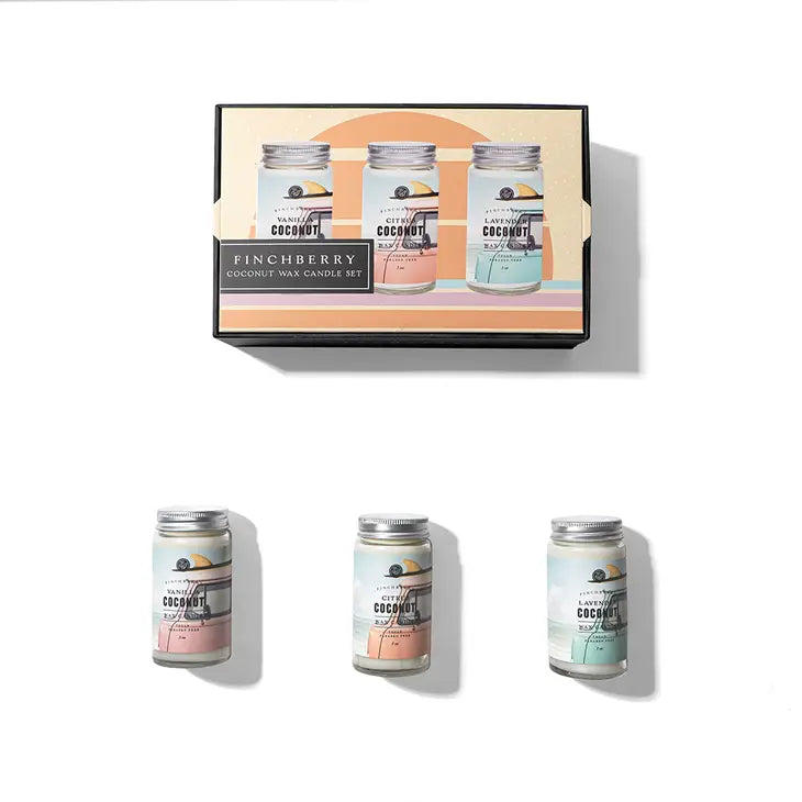 Finchberry Coconut Wax Candle Set