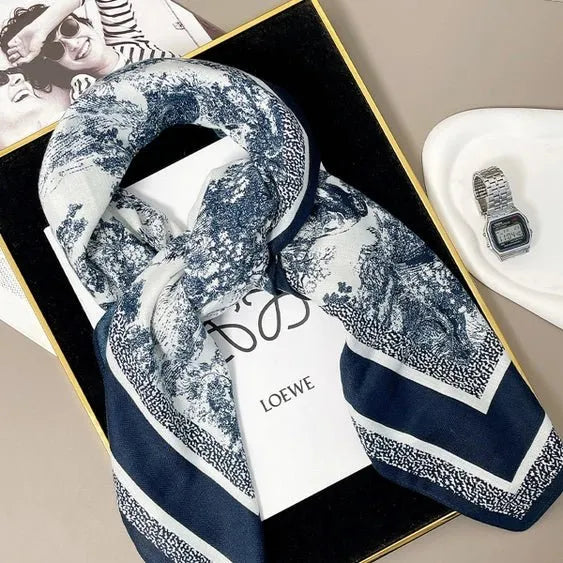 Cashmere Painted Scarf - Heritage-Boutique.com