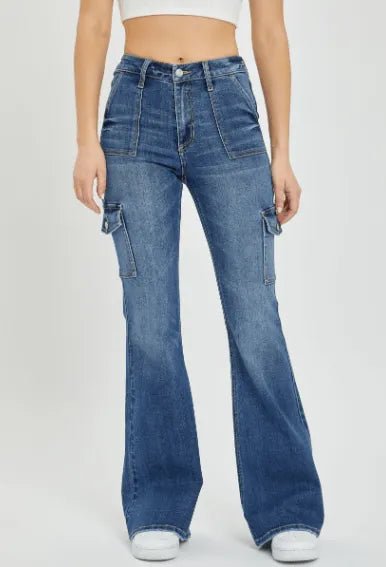 Cella High Rise Skinny Flare Cargo Style - Heritage - Boutique.com