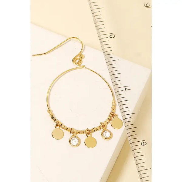 Charmed Gold Hoops