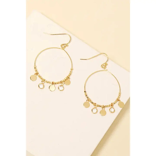 Charmed Gold Hoops