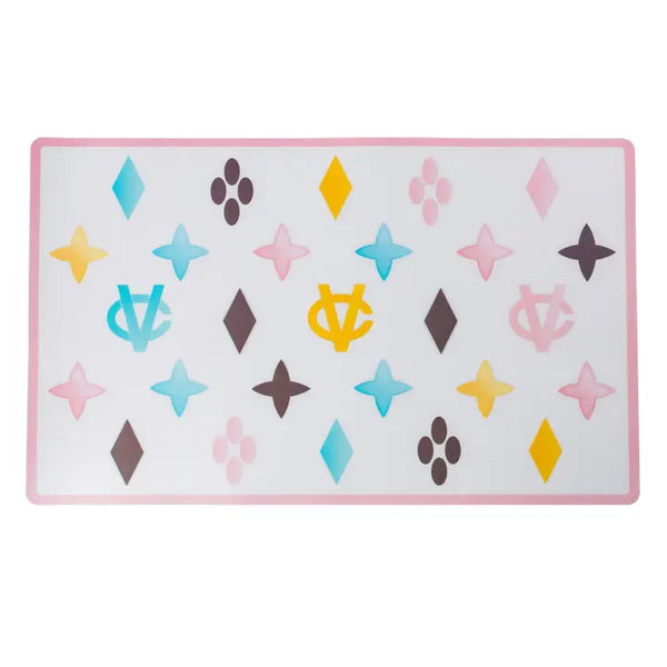 White Chewy Vuiton Placemat Dog/Cat Mat