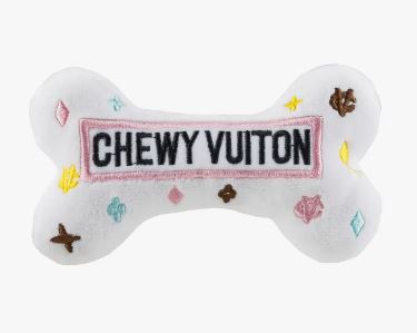 Chewy Vuitton Bones Squeaker