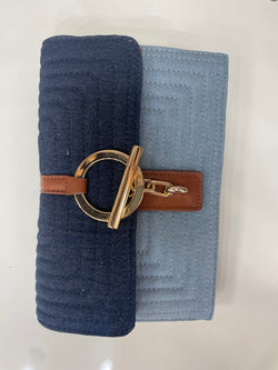 Chinese Laundry Denim Clutch - Heritage-Boutique.com