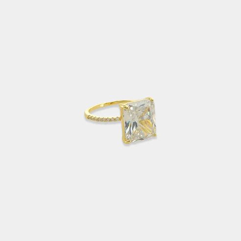 Clear Baguette Cut CZ Ring - Heritage - Boutique.com