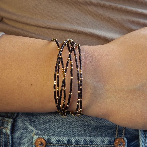 Confetti Stackable Beaded Bangles - Heritage - Boutique.com