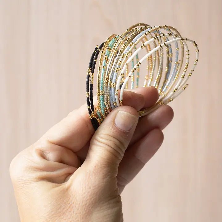 Confetti Stackable Beaded Bangles - Heritage - Boutique.com