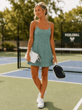 Courtside Charm Checkered Active Dress - Heritage - Boutique.com