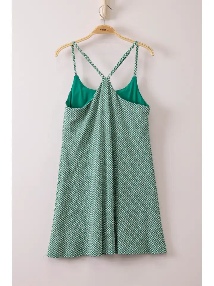 Courtside Charm Checkered Active Dress - Heritage - Boutique.com