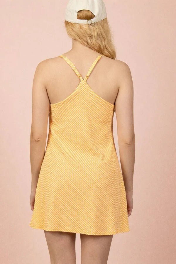 Courtside Charm Checkered Active Dress - Heritage - Boutique.com