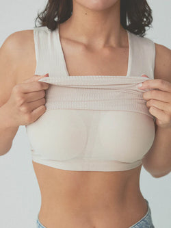 Klassy Ribbed Scoop Tank - Brami