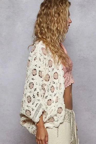 Crochet Cardigan Top - POL - Heritage - Boutique.com