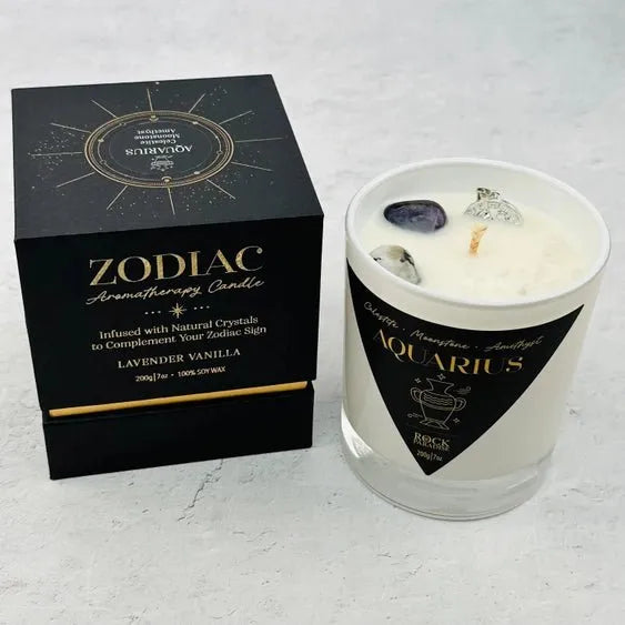 Crystal Zodiac Candles - Aromatherapy - Heritage-Boutique.com