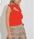 Cut Out Sleeveless Top Y23116 - Heritage - Boutique.com