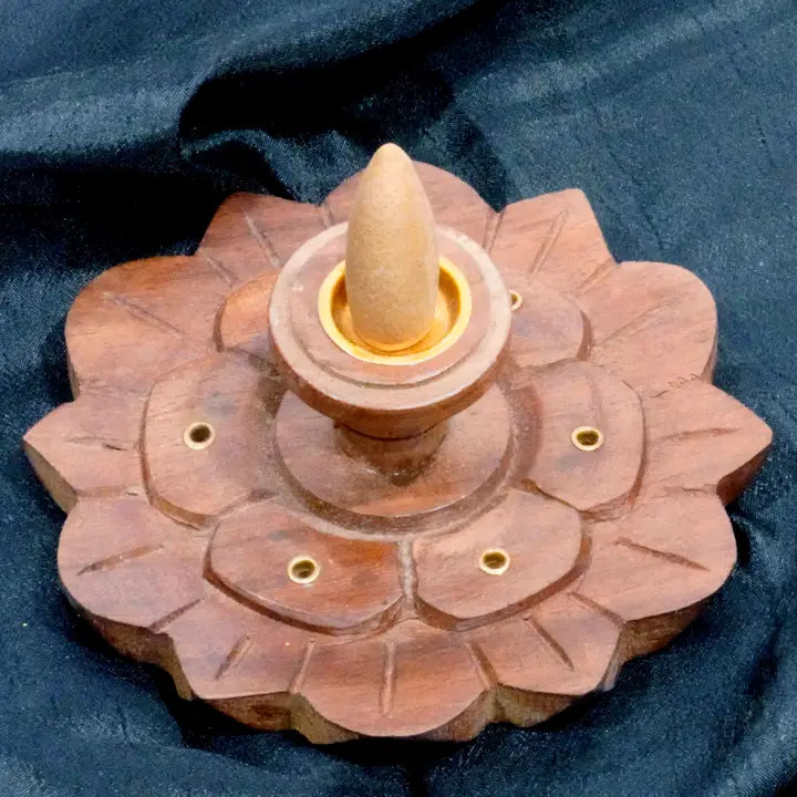 Lotus Flower Multi-Purpose Backflow Cone Burner