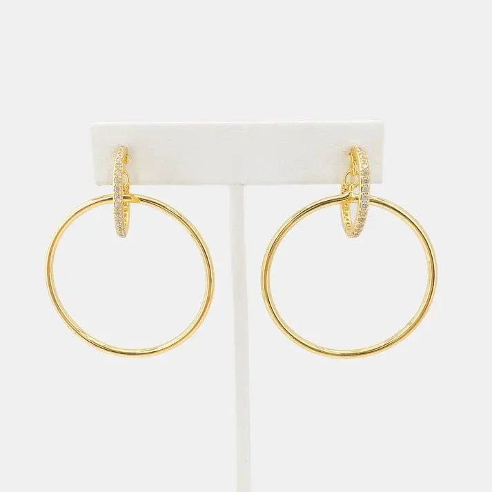 Dangling Hoop - In - A - Hoop Earrings - Heritage - Boutique.com