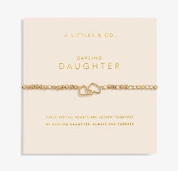A Little Darling Daughter Gold Bracelet