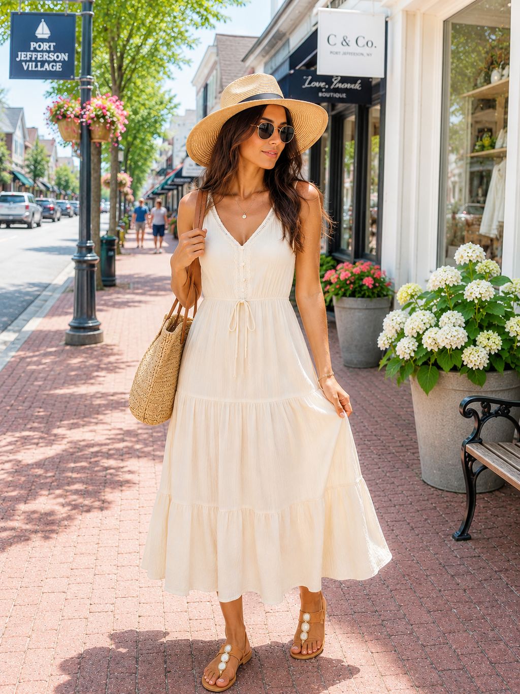 Desert Breeze Boho Maxi Dress - Heritage - Boutique.com