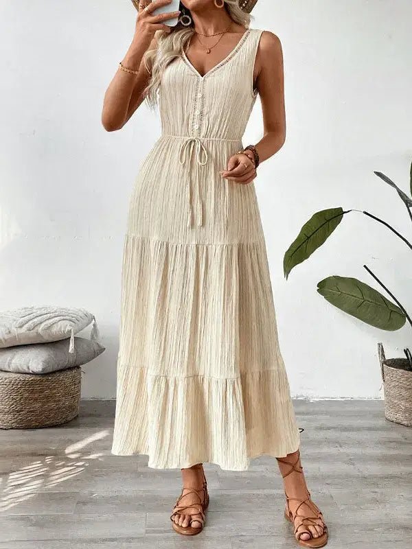 Desert Breeze Boho Maxi Dress - Heritage - Boutique.com