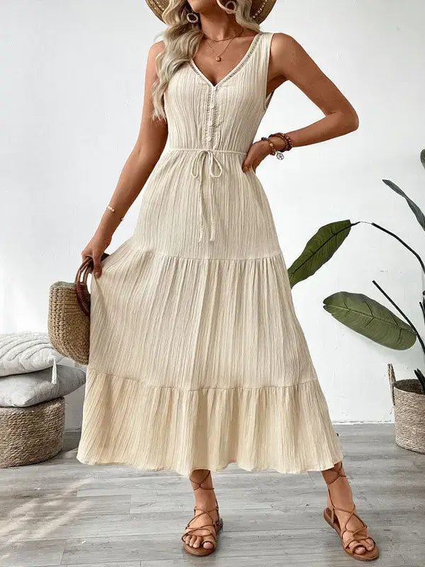 Desert Breeze Boho Maxi Dress - Heritage - Boutique.com