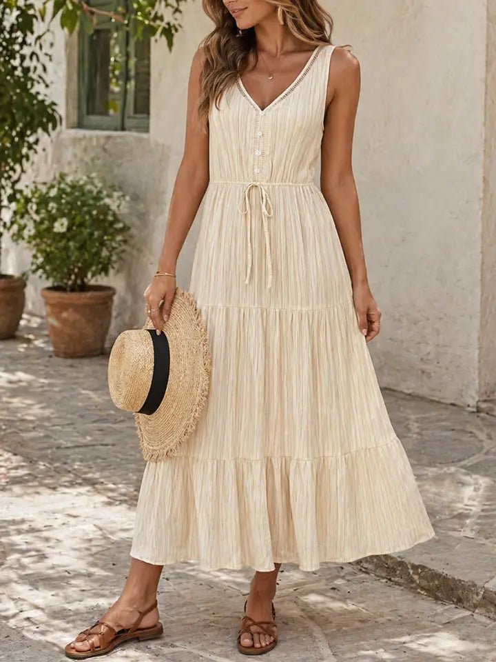 Desert Breeze Boho Maxi Dress - Heritage - Boutique.com
