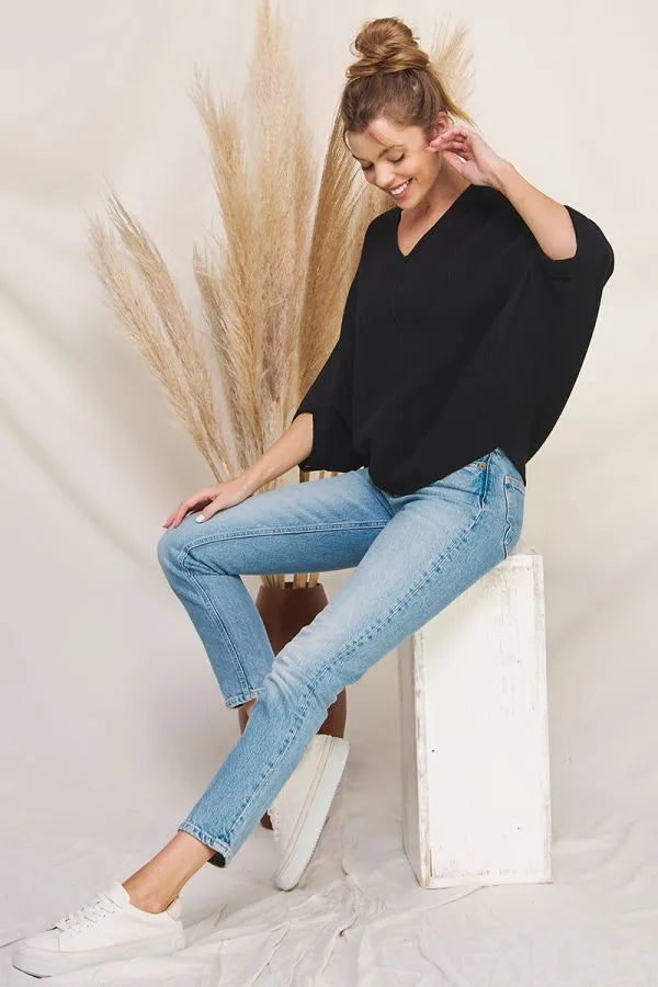 Dolman Fine Gauge Sweater - Heritage-Boutique.com