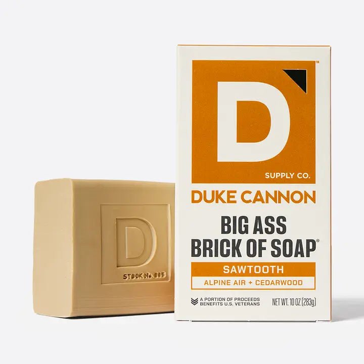 DUKE CANNON Big Ass Brick of Soap - Sawtooth 10 OZ - Heritage - Boutique.com