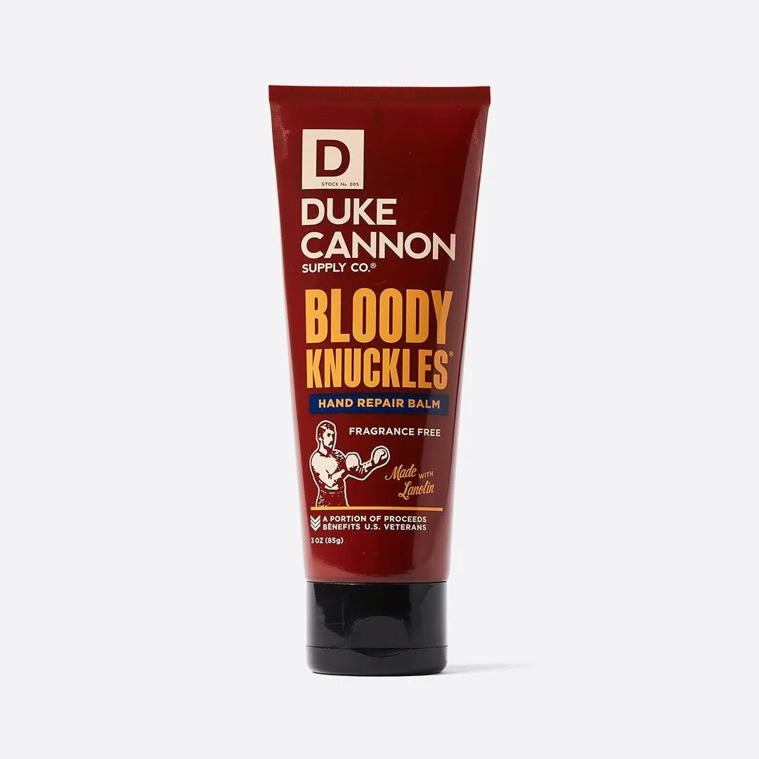 DUKE CANNON Bloody Knuckles Hand Repair Balm 3oz. Tube - Heritage - Boutique.com